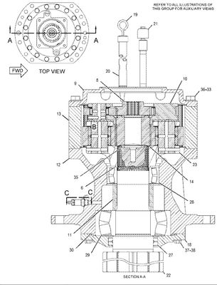 295-9406 295-9405 Swing Motor Cat374d E374D Cat 374F E374F 295-6146 295-6147 Swing Device