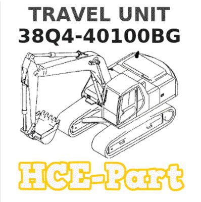 38Q4-40100 38Q4-40100BG หน่วยเดินทางสําหรับ R140LC-9