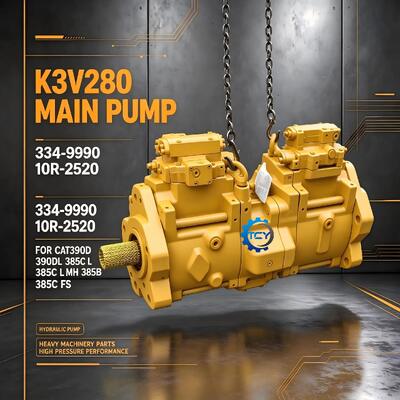334-9990 10R-2520 K3V280 ปั๊มหลักสําหรับ CAT390D 390DL 385C L MH 385B 385C FS BRAND NEW HYDRAULIC PUMP